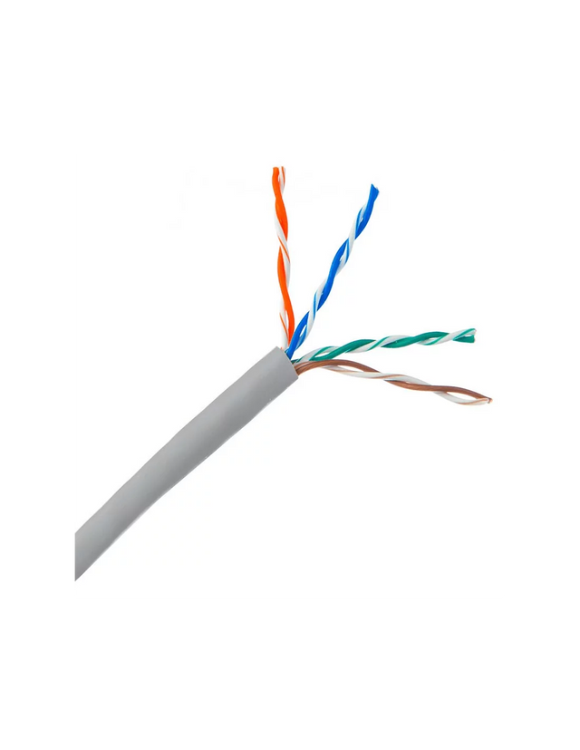 Essential CAT5e Indoor Ethernet Cable 100m Grey CCA UTP Pull Box | CAT5-100-GEN
