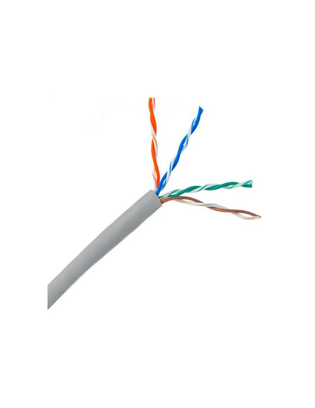 Essential CAT5e Indoor Ethernet Cable 305m Grey CCA UTP Pull Box | CAT5-305-GEN