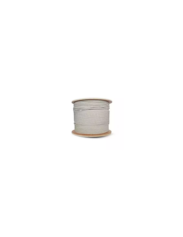 Essential CAT5e Indoor Ethernet Cable 500m Grey Solid Copper UTP Roll | CAT5-500-GEN-SC