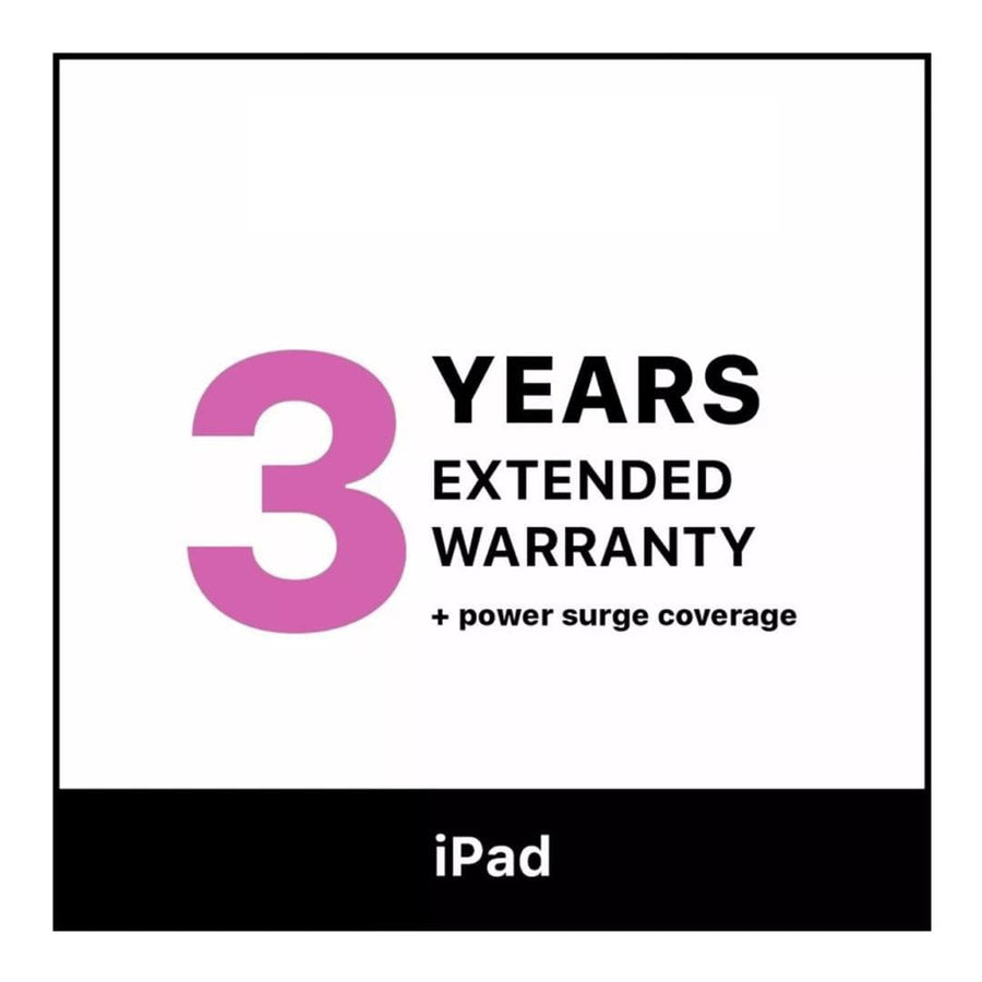 Additional 3-year warranty + power surge coverage for iPAD PRO12_9