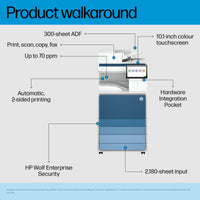 HP LaserJet Enterprise MFP 8601dn - Image 3