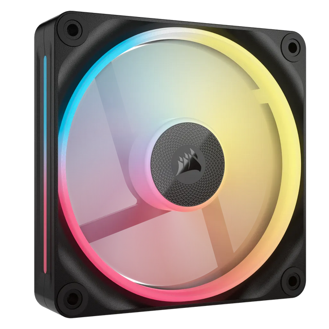 Corsair iCUE LINK LX120-R RGB 120mm Reverse Fan 480-2400 RPM Magnetic Dome Bearing (Black)