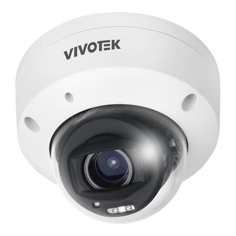 Outdoor IK10 Dome, H.265 5MP, 2.8mm, 30M IR, DI/DO, WDR PRO, Smart VCA, Deep Search