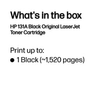 HP 131A Black Original LaserJet Toner Cartridge - Image 3