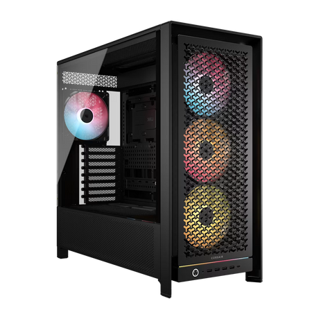 FRAME 5000D RS ARGB Mid-Tower PC Case, 4x RS140 ARGB Fans, 2x 2.5'', 1x 3.5'', Black
