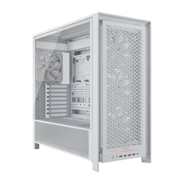 Corsair 5000D RS ARGB Midi Tower ATX PC Case White