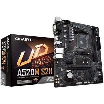 Gigabyte A520M S2H AMD Socket AM4 micro ATX Motherboard A520M S2H