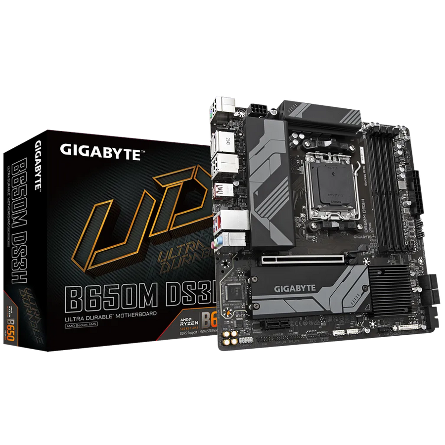 Gigabyte B650M DS3H AMD AM5 Micro-ATX Motherboard DDR5