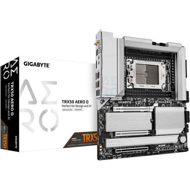 Gigabyte TRX50 AERO D AMD Threadripper PRO E-ATX Motherboard Wi-Fi 7 DDR5