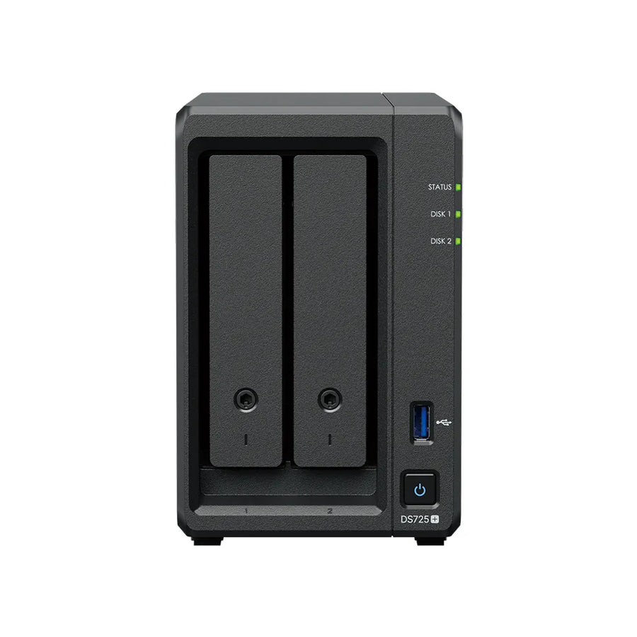 Synology DS725+ 2-Bay NAS AMD Ryzen R1600 4GB ECC DDR4 2.5GbE