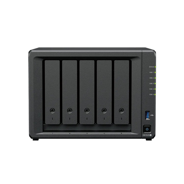 Synology DiskStation DS1525+ 5-Bay NAS AMD Ryzen V1500B 8GB ECC DDR4 2.5GbE