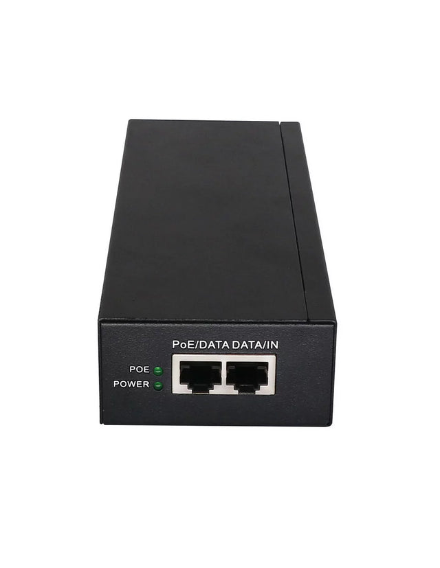 Gigabit Power over Ethernet (PoE) 55V, 1.63Amp 90 Watt (2 x RJ45) & Cord.
