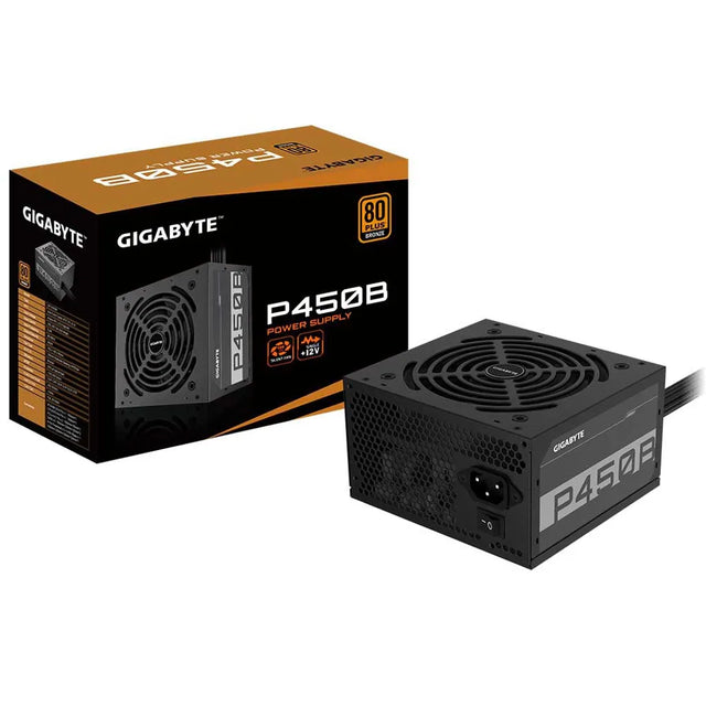 Gigabyte P450B 450W 80 PLUS Bronze ATX Non-Modular Power Supply Black