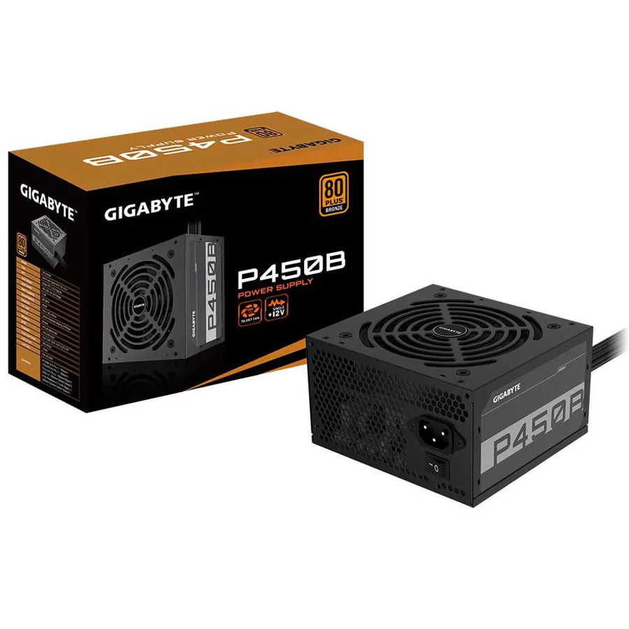 Gigabyte P450B 450W 80 PLUS Bronze ATX Non-Modular Power Supply Black