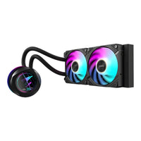 Gigabyte AORUS Waterforce X II 240 AIO Liquid CPU Cooler Black 240mm LCD Display ARGB Fans LGA1851 AM5 6-Year - Image 2