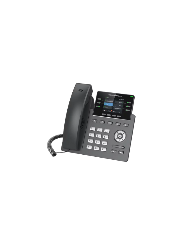Grandstream 3-Line Carrier Desk Phone Supports PoE