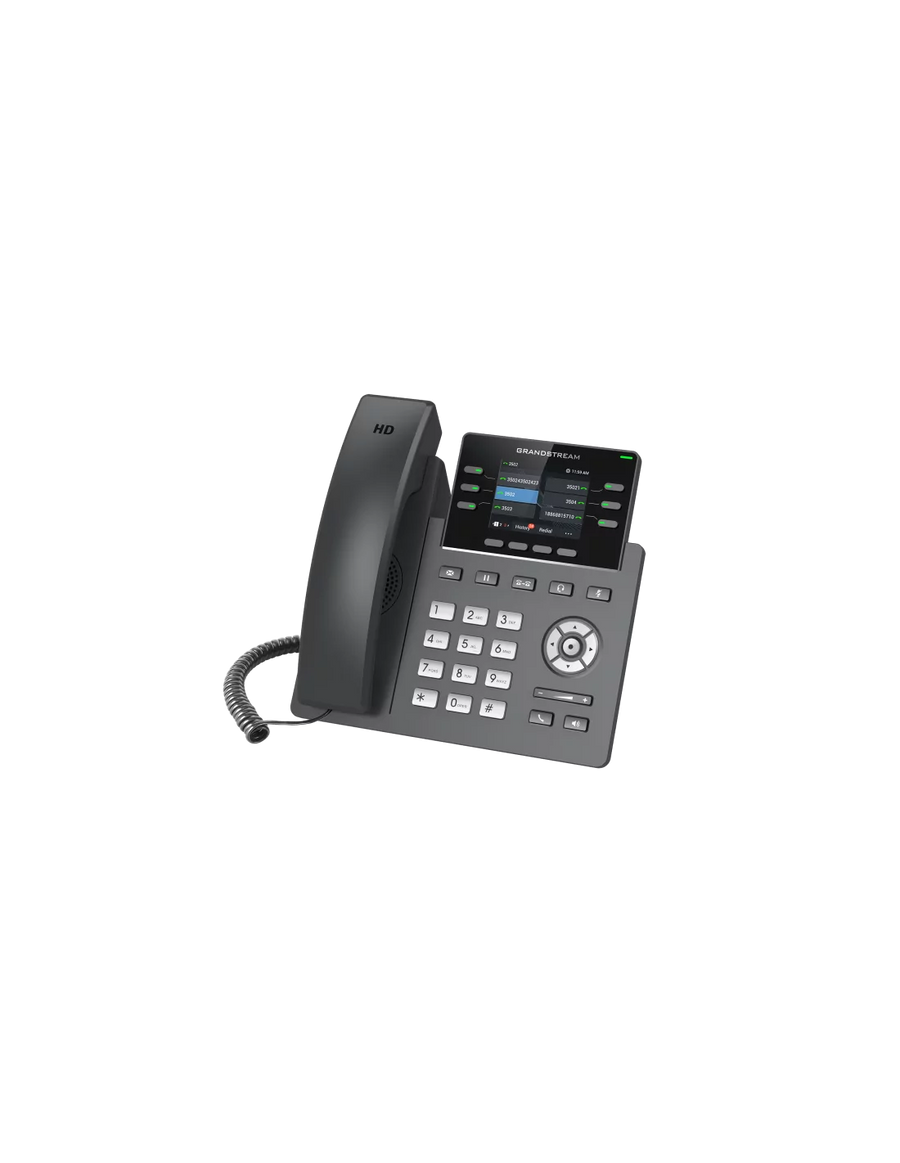 Grandstream 3-Line Carrier Desk Phone Supports PoE