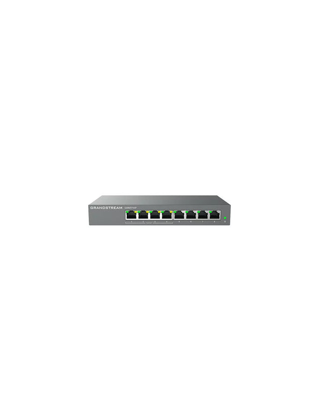 Grandstream Enterprise 8 port Lite Cloud Managed GbE PoE Switch | GWN7711P