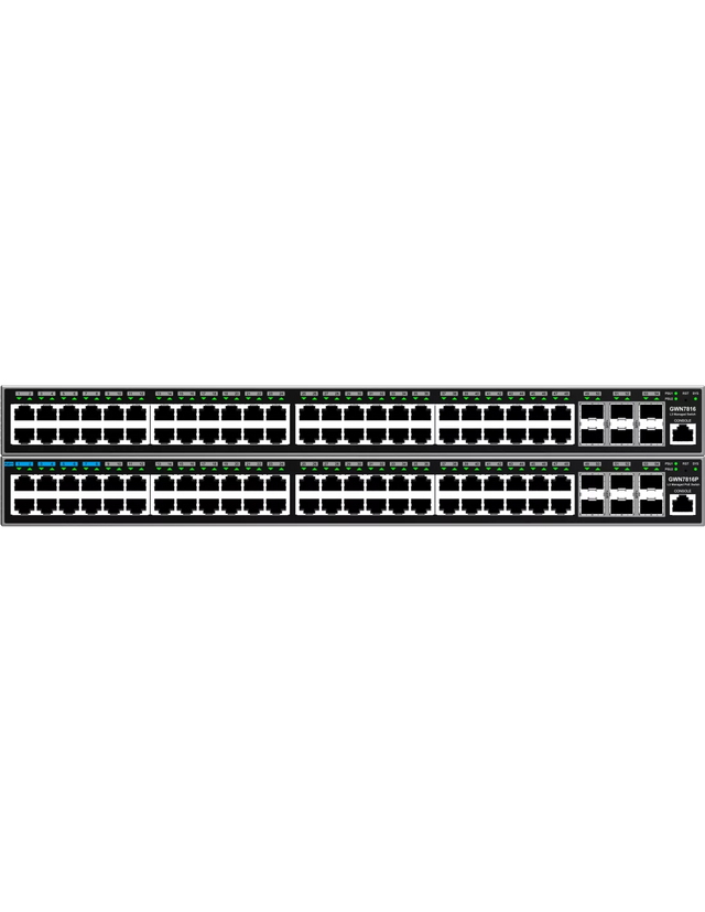 Grandstream Enterprise L3 48 port Managed GbE Switch | GWN7816