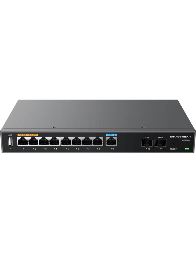 Grandstream Firewall VPN Router 9 GbE LAN/WAN, 2x SFP | GWN7003