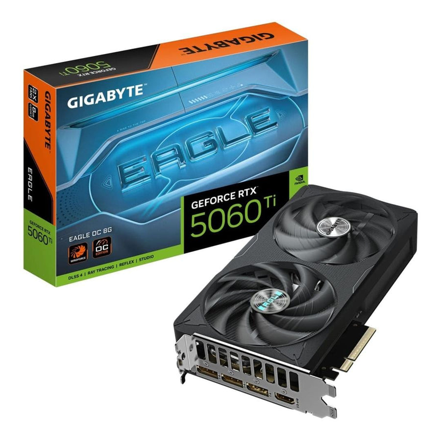Gigabyte GeForce RTX 5060 Ti Eagle Max OC 8GB GDDR7 Graphics Card PCIe 5.0 650W Recommended