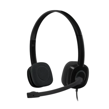 Logitech H151 Wired Stereo Headset with Boom Mic