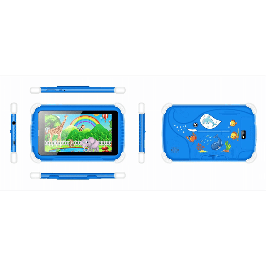 VGKE 7" IPS Kids Tablet - Mediatek MT6735 CPU, 1GB RAM, 16GB Storage, 3G + Wifi, Bluetooth 4.0, Android