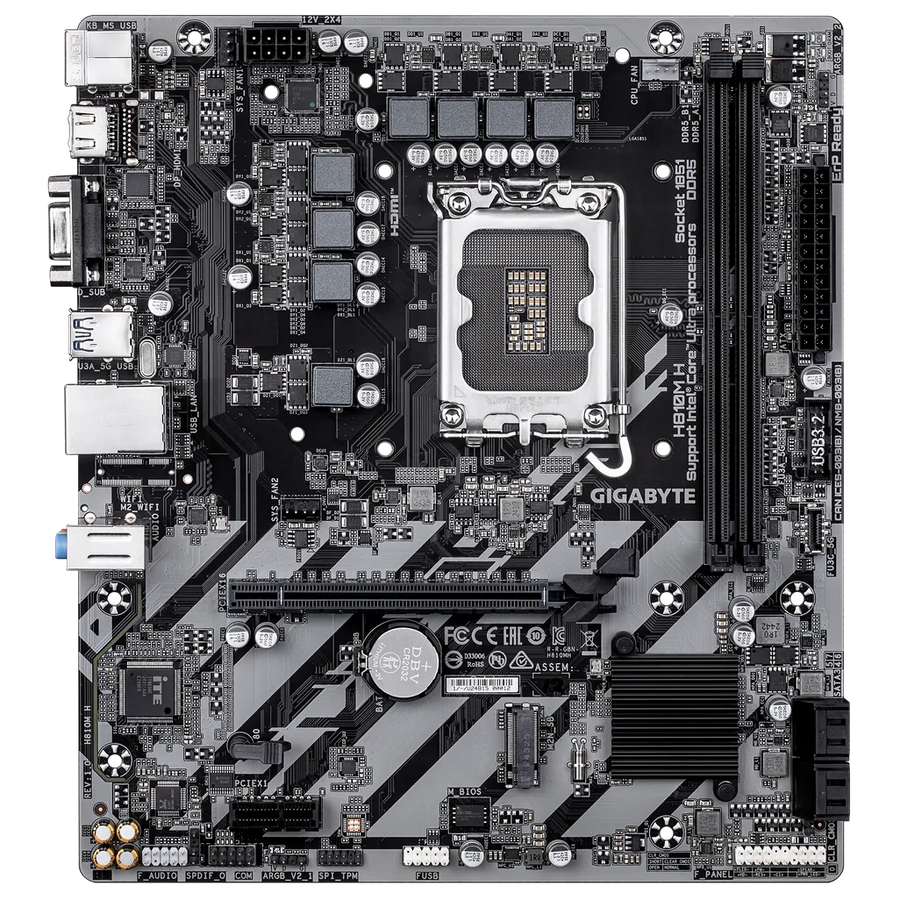 Gigabyte H810M H Micro-ATX Motherboard Intel LGA1851 H810 DDR5 1x M.2 HDMI VGA