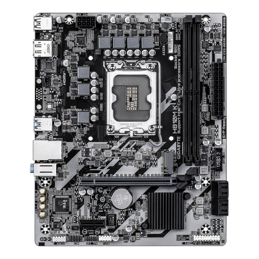 Mecer Intel H810 Chipset DDR5 CORE ULTRA 7/9 Socket /LGA1851 Micro ATX M/B.