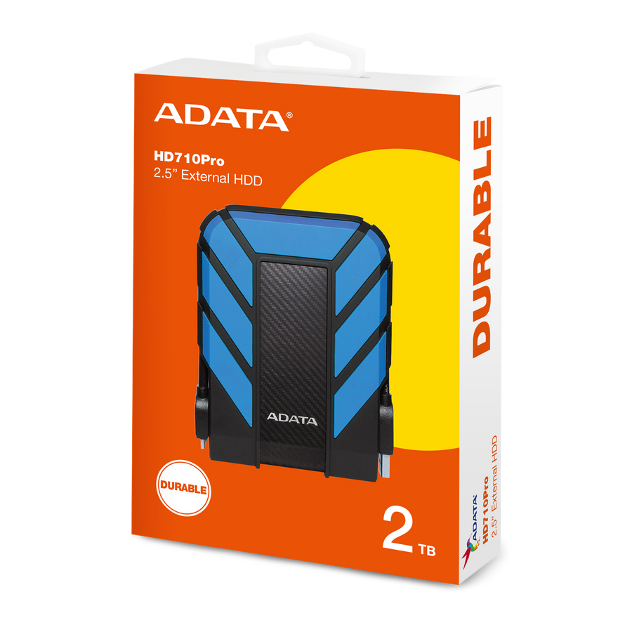 ADATA USB3.2 – 2TB EXT HDD DURABLE BLUE