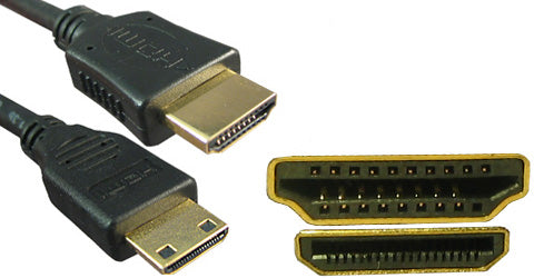 Mini HDMI Male to HDMI Male 1.5M