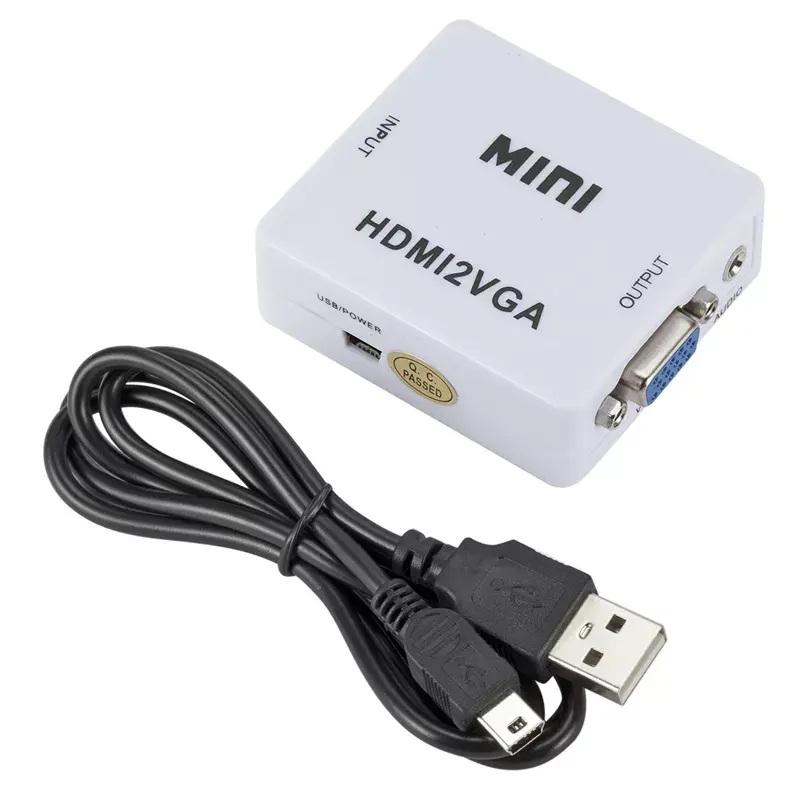 HDMI to VGA Converter Box