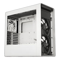 HAVN BF 360 Flow E-ATX Mid Tower Gaming PC Case Tempered Glass White GPU Air Guide Dual 180mm Fans - Image 2