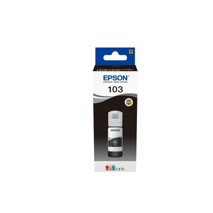 Epson 103 Black EcoTank Ink Bottle 65ml 4500 Pages
