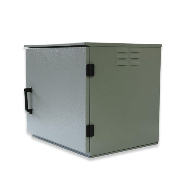 RCT IP55 12U Wall-Mount Network Cabinet 500mm Aluzinc Grey with 2-Way Fan