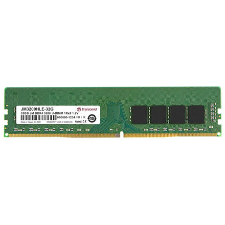 Transcend JetRam U-DIMM Memory Module 32GB DDR4 3200MHz