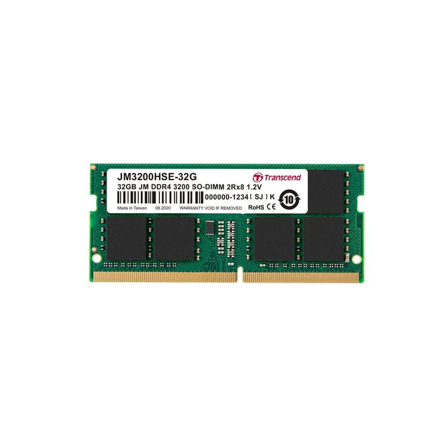 Transcend JetRam 32GB DDR4 3200MHz SO-DIMM Notebook Memory