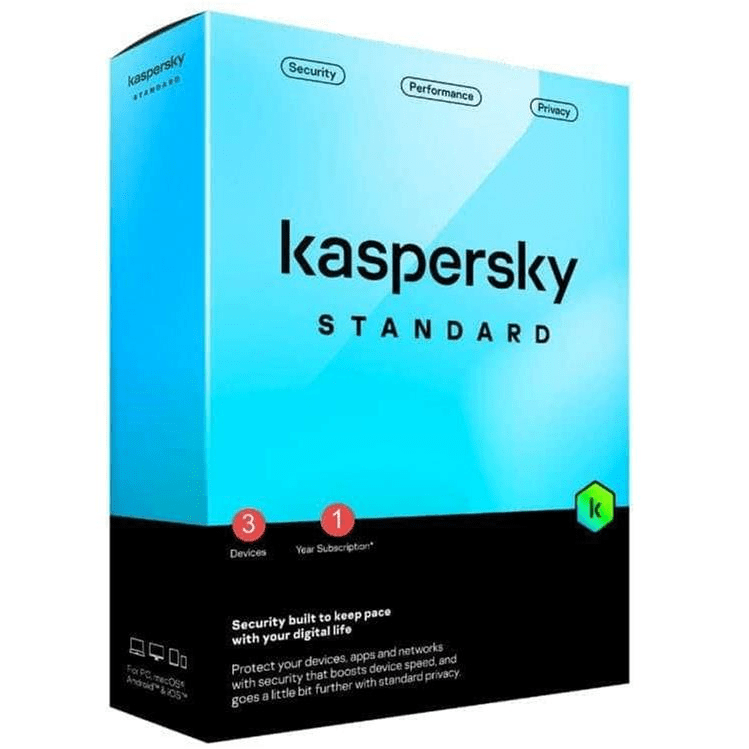 Kaspersky Standard 1-Year 3-Device License South African Edition