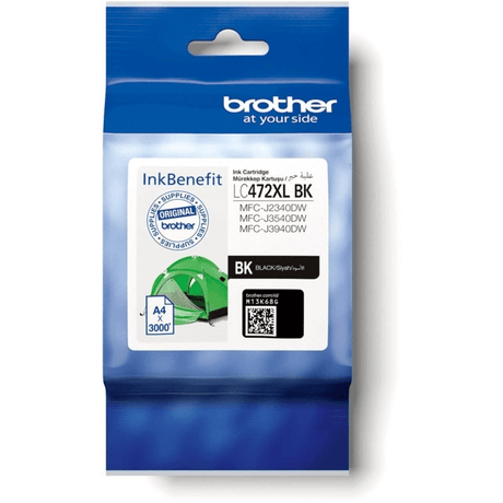 Brother Black Ink Cartridge for MFC-J3540DW; MFC-J3940DW; MFC-J2340DW