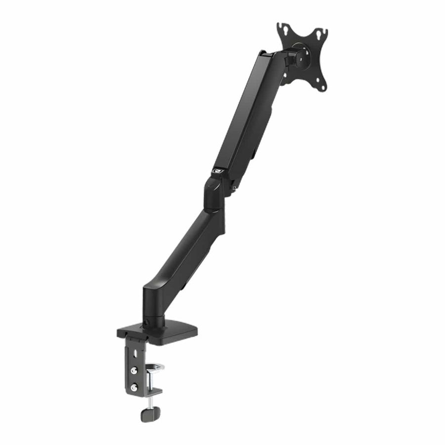 RCT Gas Spring Monitor Arm 17 to 32-inch VESA 75x75 100x100 Tilt Swivel Rotate Desk Clamp Grommet Cable