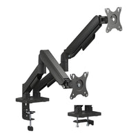 RCT Dual Gas Spring Monitor Arm 17 to 32-inch VESA 75x75 100x100 up to 9kg per Screen Clamp and Grommet Mount - Image 5