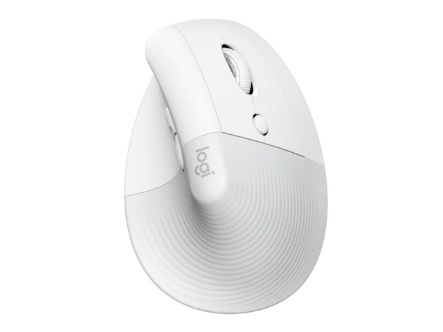 LOGITECH LIFT VERTICAL  WHITE MOUSE