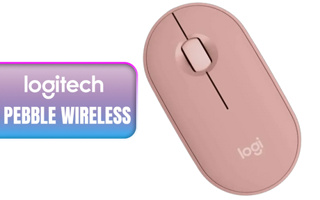 LOGI Pebble Mouse 2 M350s Wireless mouse - Tonal Rose