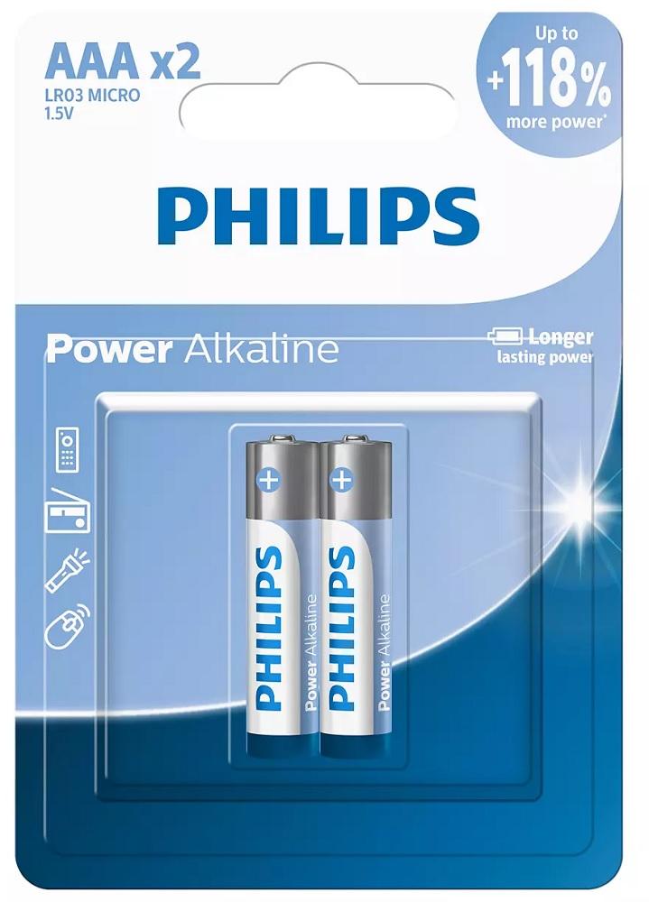 Philips Power Alkaline Aaa BAT 2P