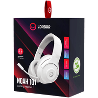 LORGAR Noah 101, Gaming headset with microphone, 3.5mm jack connection, cable length 2m, foldable design, PU