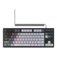 LORGAR Azar 514TKL, Wired RGB mechanical gaming keyboard, white, EN layout - Image 3