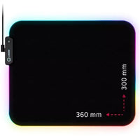 Lorgar Steller 913, Gaming mouse pad, High-speed surface, anti-slip rubber base, RGB backlight, USB - Image 5