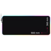 LORGAR Steller 919, Gaming mouse pad, High-speed surface, anti-slip rubber base, RGB backlight