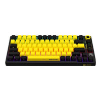 LORGAR KBP7075W, Wireless 75% Mechanical Gaming Keyboard Pro, Black/yellow, EN layout - Image 5
