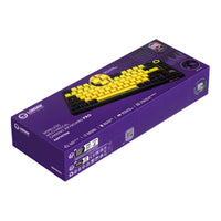 LORGAR KBP7075W, Wireless 75% Mechanical Gaming Keyboard Pro, Black/yellow, EN layout - Image 4